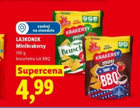 Krakersy Lajkonik Minikrakersy bruschetta +1 wariant