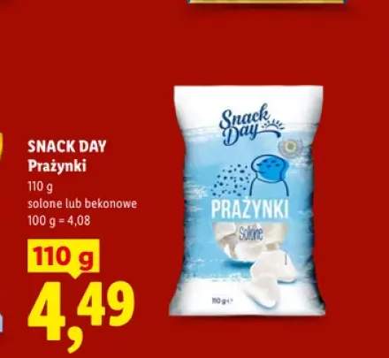 Prażynki solone Snack Day +1 wariant