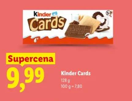 Wafelki Kinder Cards