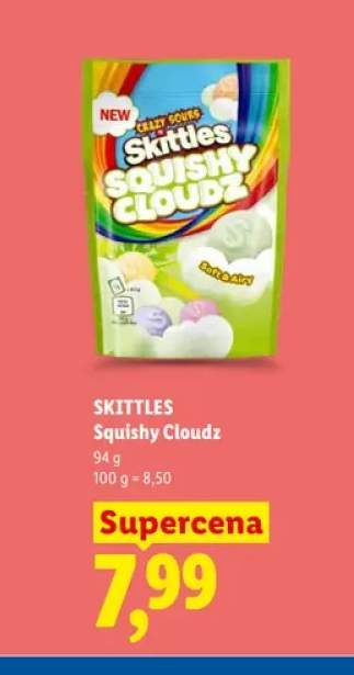 Żelki Skittles Squishy Cloudz Crazy Sours