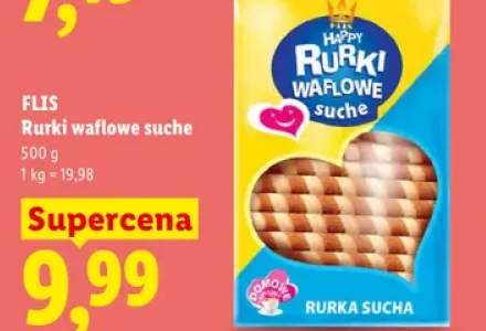 Rurki waflowe suche Flis