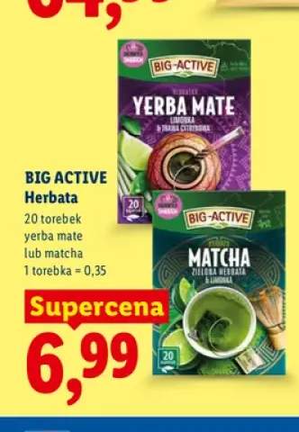 Herbata Big Active Yerba Mate +1 wariant