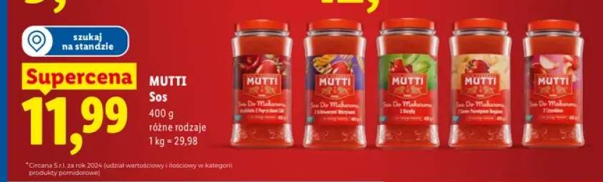 Sos do makaronu Arrabbiata z papryczkami chili Mutti +4 warianty