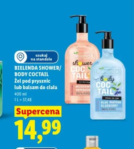 Żel pod prysznic Bielenda Shower Coctail Brzoskwinia i Kombucha +1 wariant