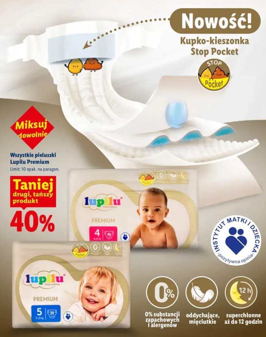 Pieluszki Lupilu Premium