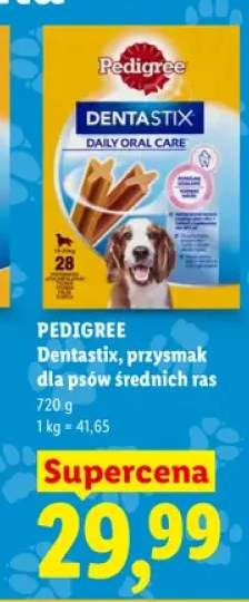 Przysmak dla psów średnich ras Pedigree Dentastix