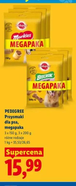 Przysmaki dla psa megapaka Pedigree Markies 3-pak +1 wariant
