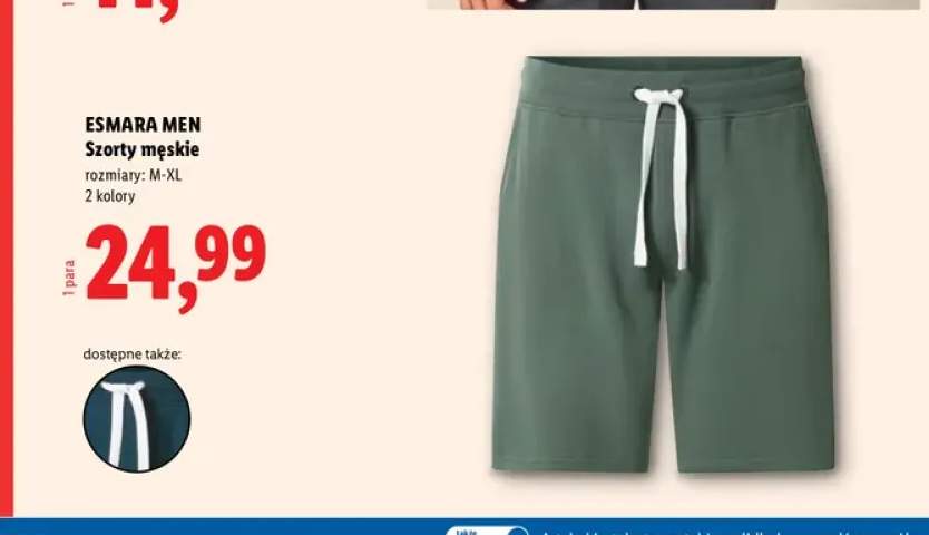 Szorty męskie Esmara Men
