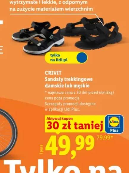 Sandały trekkingowe damskie CRIVIT +1 wariant