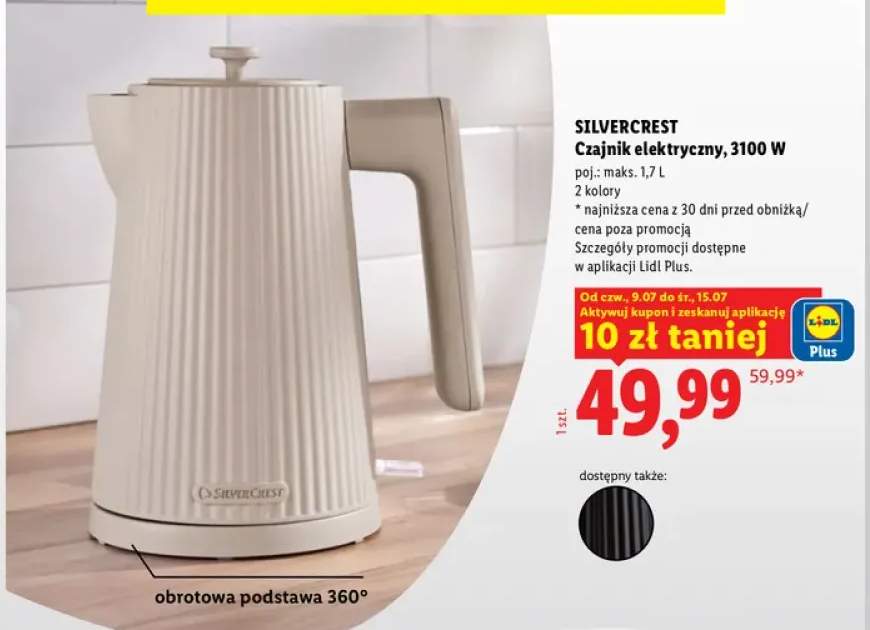Czajnik elektryczny Silvercrest