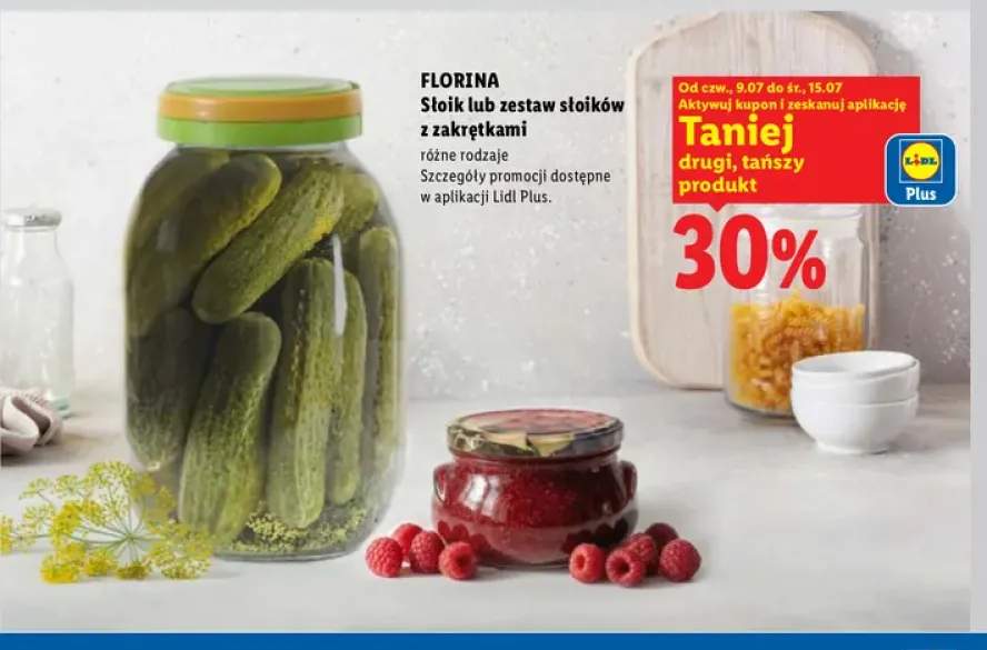 Słoik z zakrętką Florina +1 wariant
