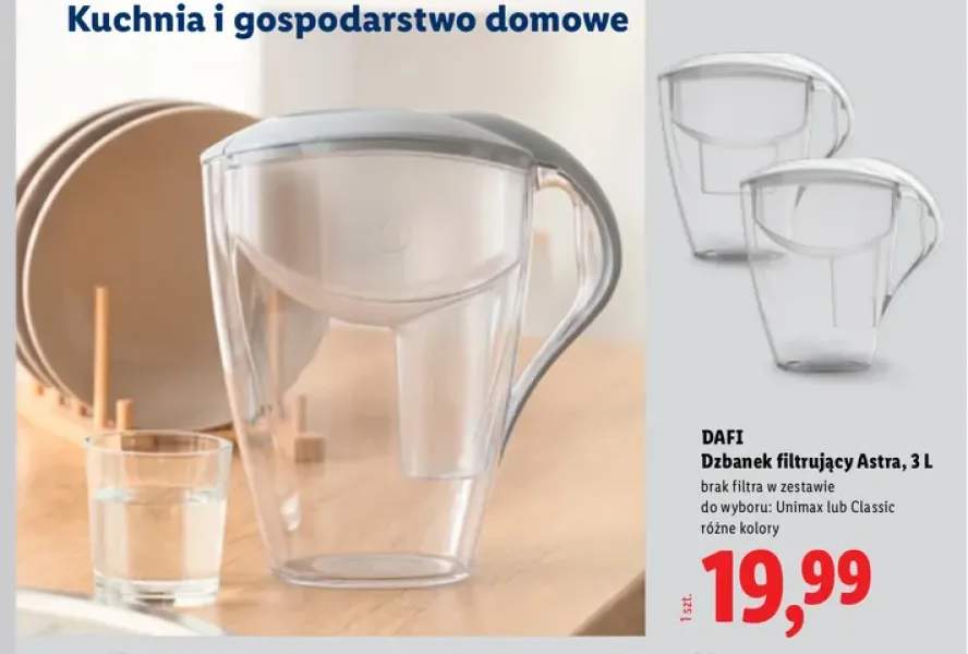 Dzbanek filtrujący Astra DAFI 3 l