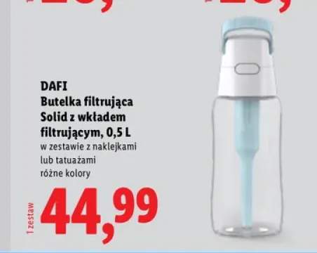 Butelka filtrująca Solid z wkładem filtrującym DAFI 0,5 l