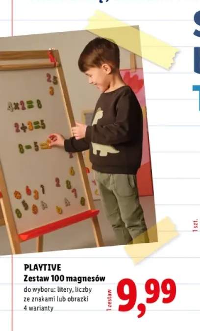 Zestaw 100 magnesów Playtive