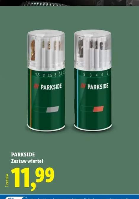 Zestaw wierteł Parkside
