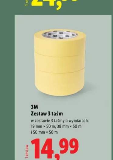 Zestaw 3 taśm 3 m
