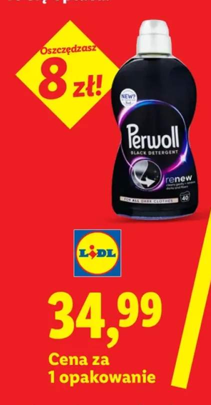 Płyn do prania ciemnych tkanin Perwoll Renew Black