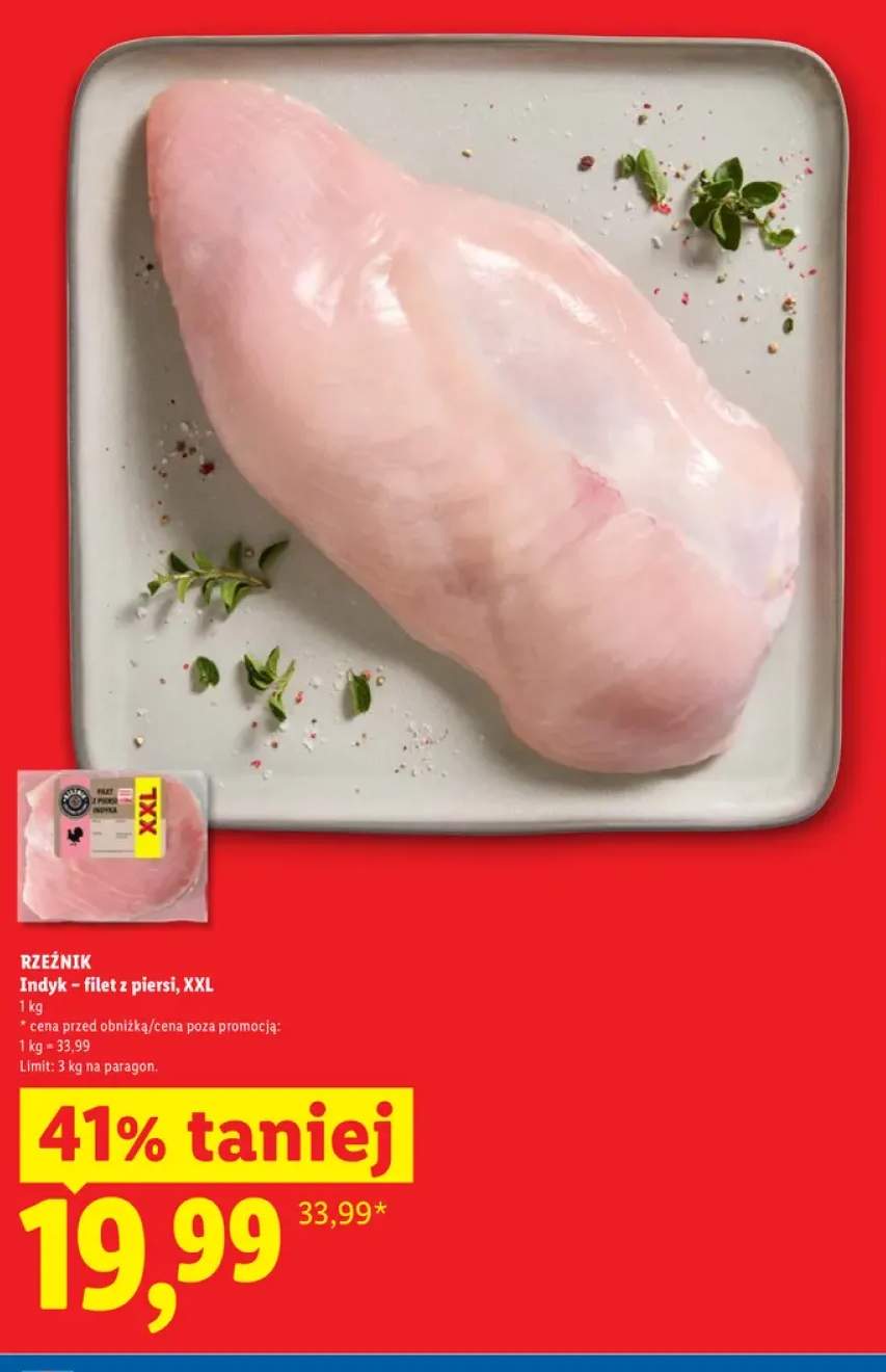 Filet z piersi indyka Rzeźnik XXL