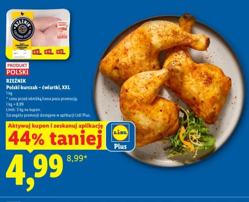 Polski kurczak ćwiartki Rzeźnik XXL