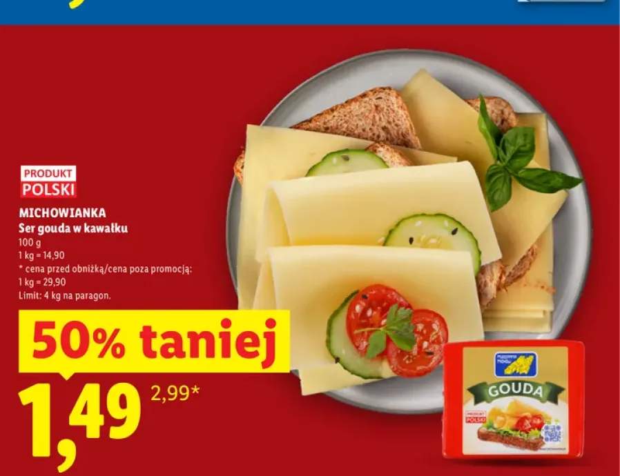 Ser gouda w kawałku Michowianka
