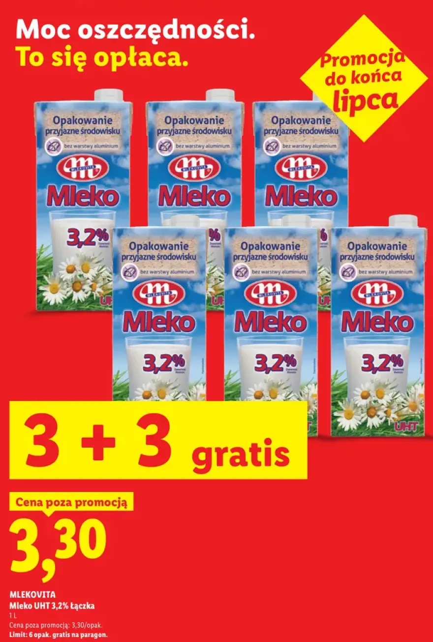 Mleko UHT 3,2% Łączka Mlekovita