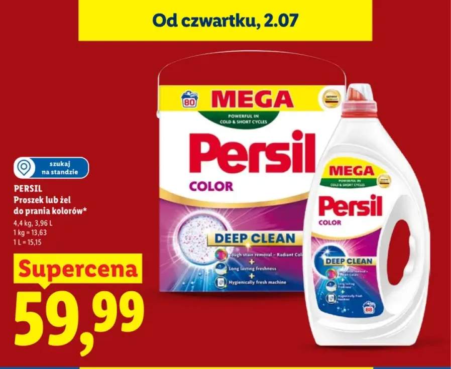 Proszek do prania kolorów Persil Color +1 wariant