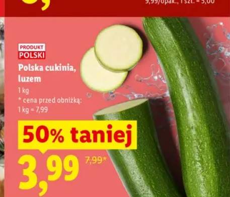 Polska cukinia luzem Ryneczek Lidla