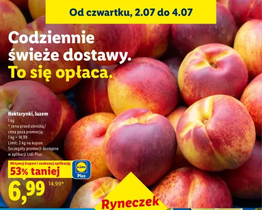 Nektarynki luzem