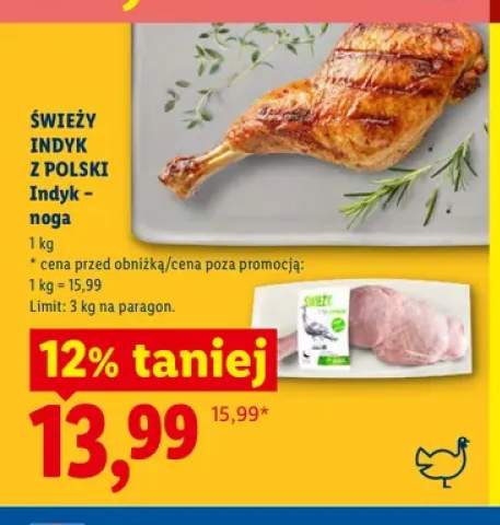 Noga z indyka Świeży Indyk z Polski