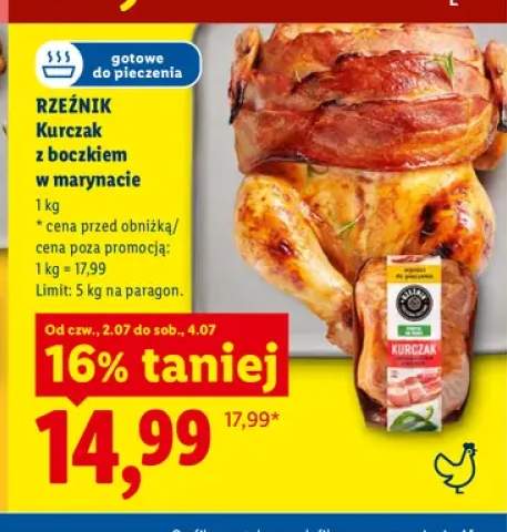 Kurczak z boczkiem w marynacie Rzeźnik