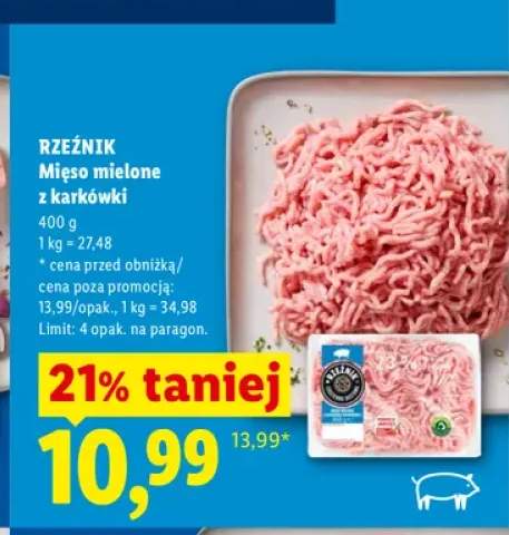 Mięso mielone z karkówki Rzeźnik