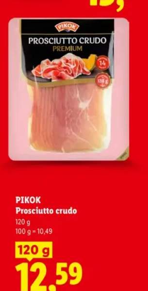 Szynka Prosciutto crudo Pikok