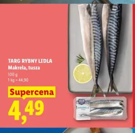 Makrela tusza Targ Rybny Lidla