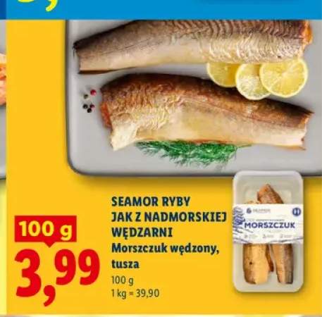 Morszczuk wędzony tusza Seamor