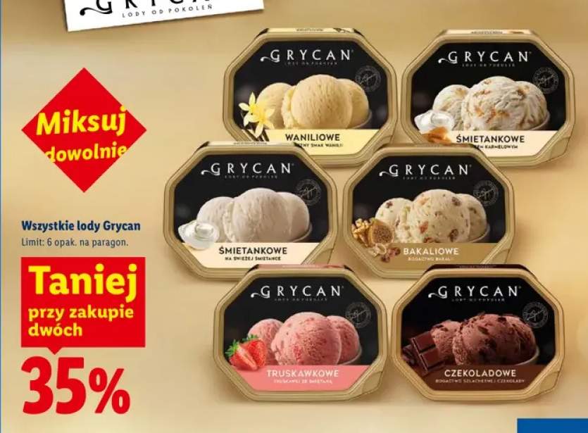 Lody familijne Grycan +6 wariantów