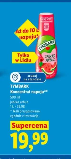Koncentrat napoju Tymbark jabłko-arbuz