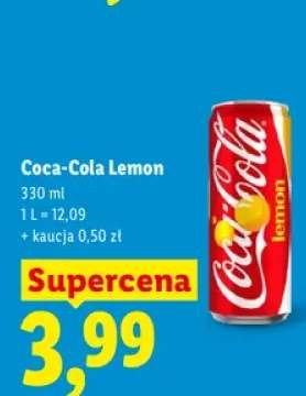 Napój gazowany Coca-Cola Lemon