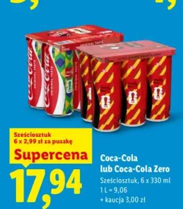 Napój gazowany Coca-Cola 6-pak +1 wariant