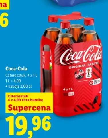 Napój gazowany Coca-Cola 4-pak