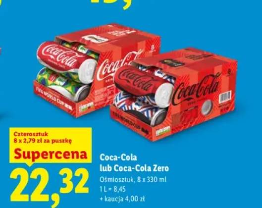 Napój gazowany Coca-Cola 8-pak +1 wariant
