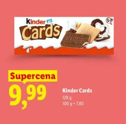 Wafelki Kinder Cards