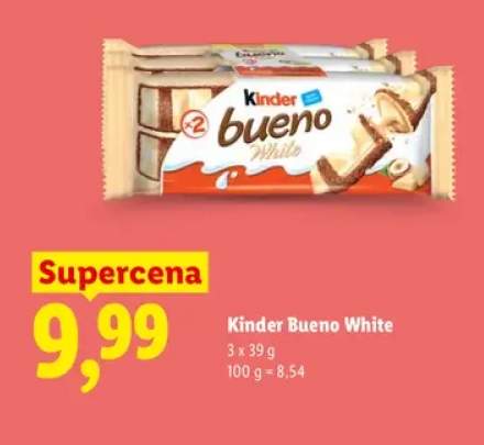 Wafelki Kinder Bueno White 3-pak