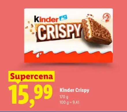 Ciastka Kinder Crispy