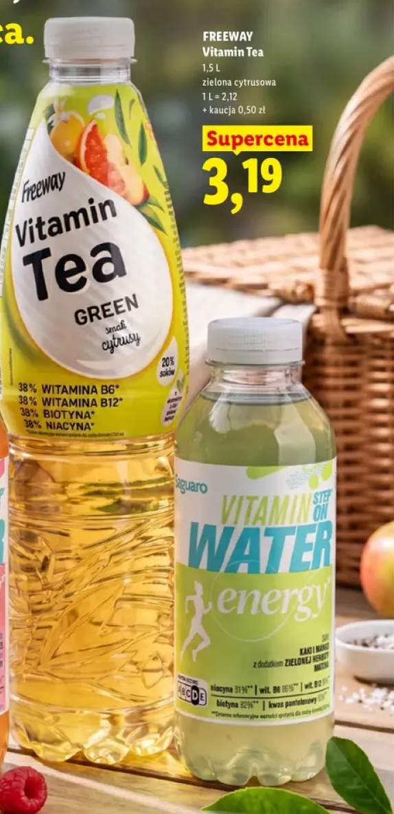 Herbata mrożona Freeway Vitamin Tea zielona cytrusowa