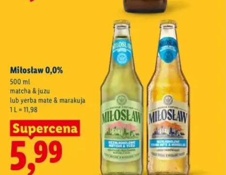 Piwo bezalkoholowe Miłosław matcha & juzu +1 wariant