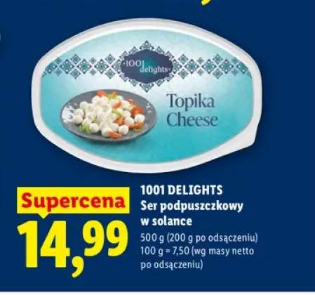 Ser podpuszczkowy w solance Topika Cheese 1001 Delights