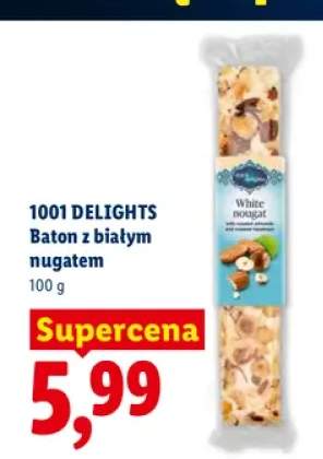 Baton z białym nugatem 1001 Delights