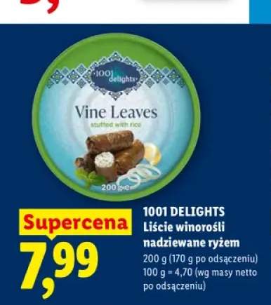 Liście winorośli nadziewane ryżem 1001 Delights
