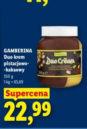 Duo krem pistacjowo-kakaowy Gamberina Duo Cream