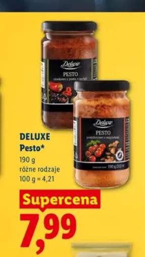 Pesto oliwkowe z pastą z sardeli Deluxe +1 wariant